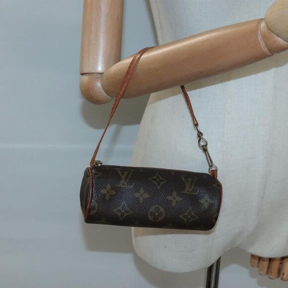 Louis Vuitton Mini Baby Papillon Brown Canvas Clutch Bag (Pre-Owned) - Picture 13 of 16